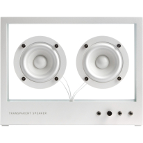 Transparent Small Speaker (White, B-Stock)